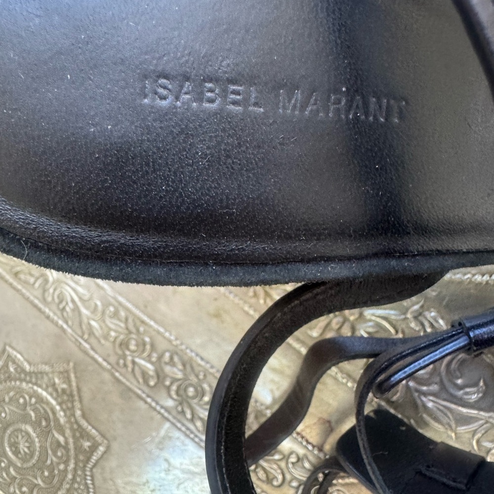 Isabela Marant Black and Silver Heels. - Picture 7 of 9
